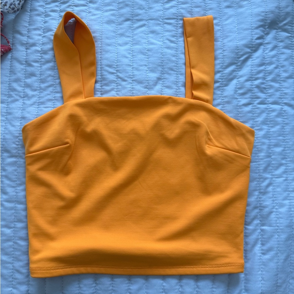 Forever 21 Vibrant Orange Tank Top